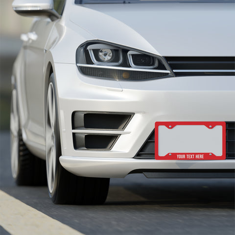 Custom Metal License Plate Frame