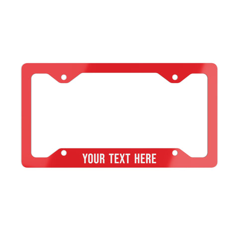 Custom Metal License Plate Frame