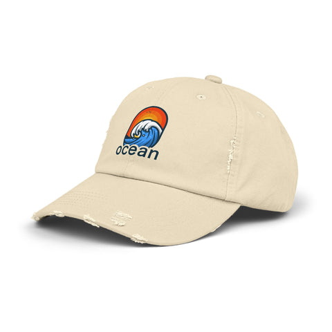 Blue Ocean-wave Cap