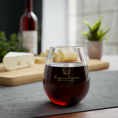 Custom Stemless Wine Glass