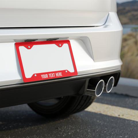 Custom Metal License Plate Frame